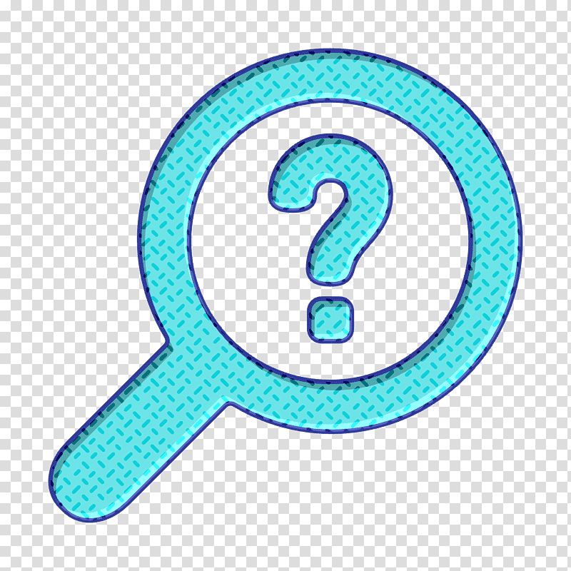 Question icon Magnifier and mark help icon Search magnifiers icon, St Andrews Day, St Nicholas Day, Watch Night, Dhanteras, Bhai Dooj, Chhath Puja transparent background PNG clipart