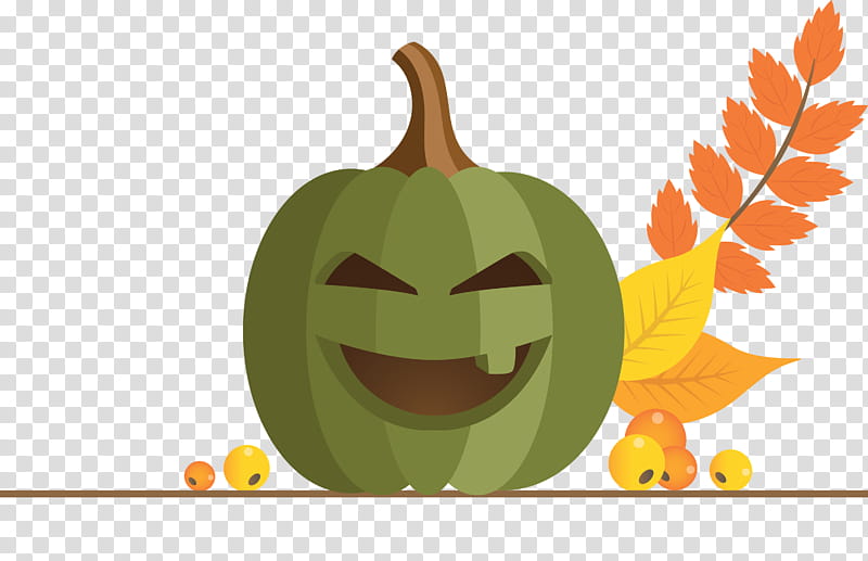 Happy Thanksgiving Background Happy Autumn Background Happy Fall, Happy Fall Background, Jackolantern, Gourd, Pumpkin, Winter Squash, Character, Green transparent background PNG clipart