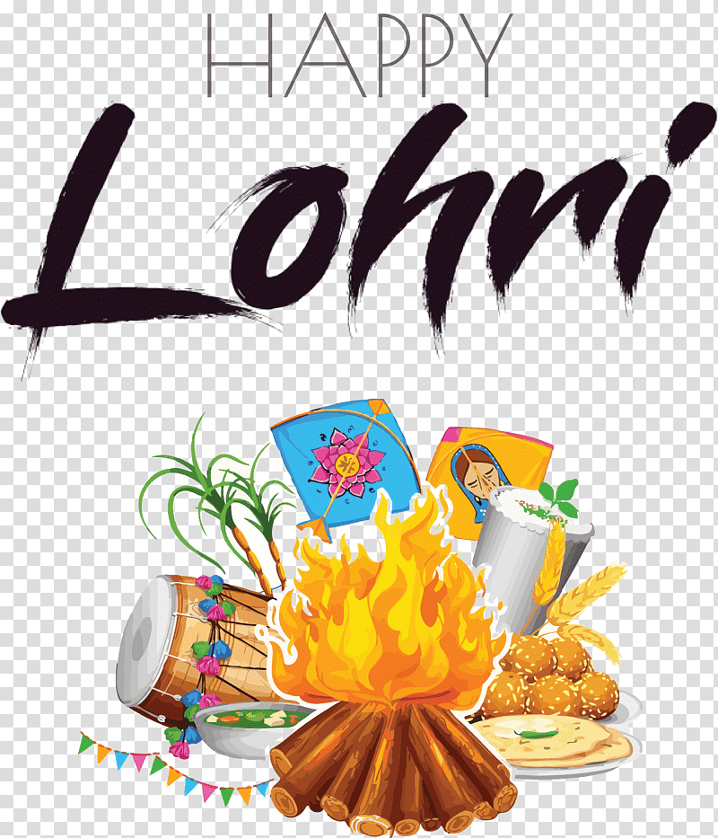 Happy Lohri, Bonfire, Makar Sankranti, Winter Solstice, Festival, Bhogi, Punjabi Festival transparent background PNG clipart