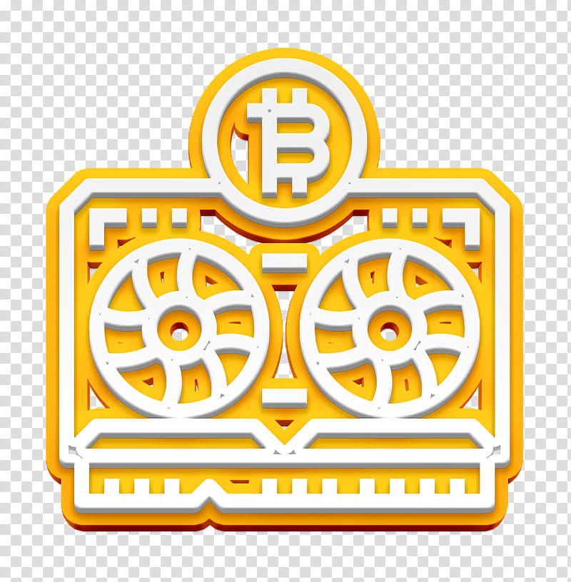 Business and finance icon Vga icon Bitcoin icon, Yellow, Rectangle transparent background PNG clipart