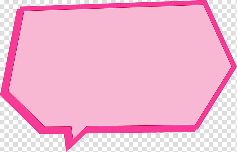pink magenta line rectangle square, Thought Bubble, Speech Balloon, Watercolor, Paint, Wet Ink transparent background PNG clipart