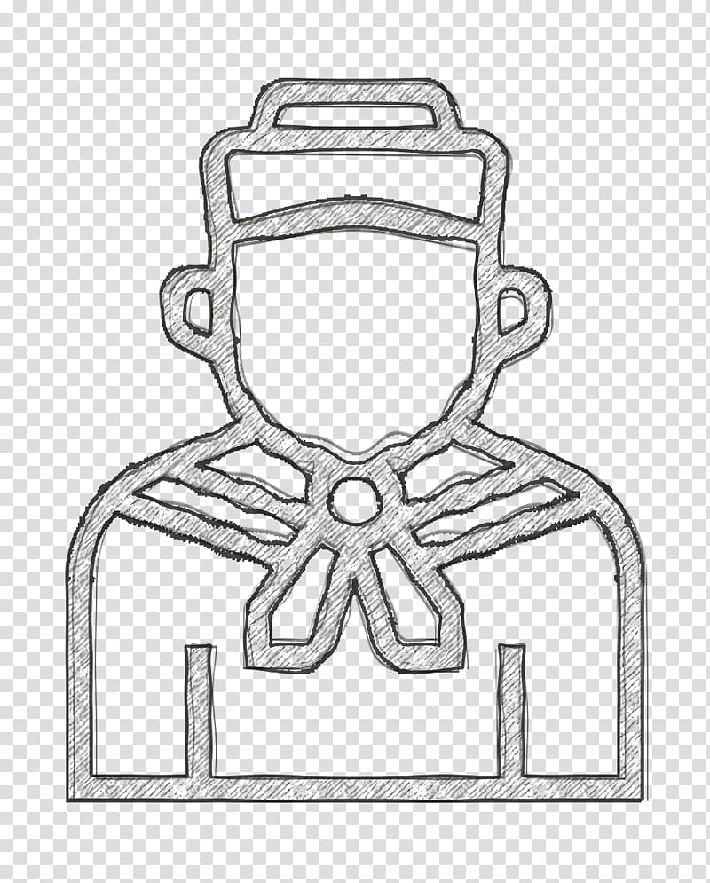 Jobs and Occupations icon Sailor icon, Line Art, Coloring Book, Drawing transparent background PNG clipart