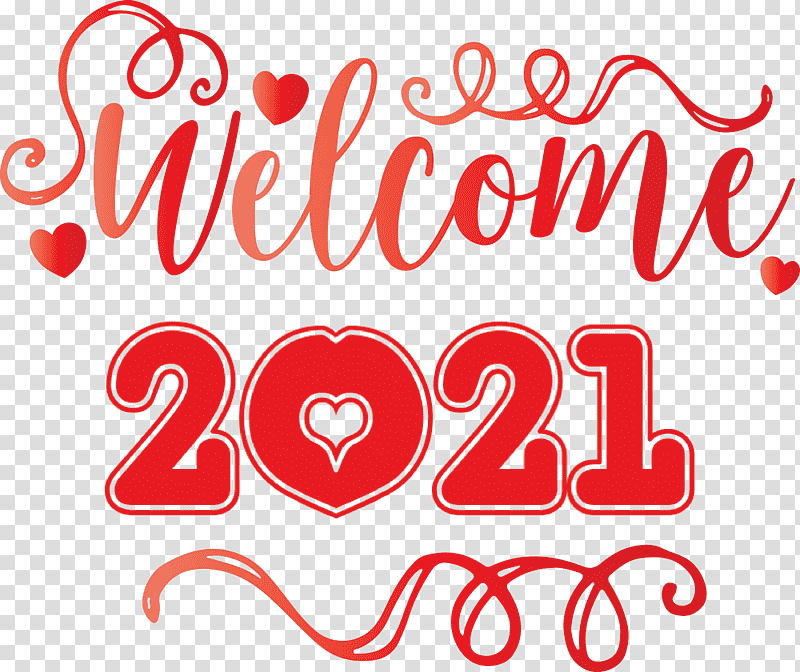 Welcome 2021 Year 2021 Year 2021 New Year, Year 2021 Is Coming, Logo, Text, Meter, Valentines Day, M095 transparent background PNG clipart