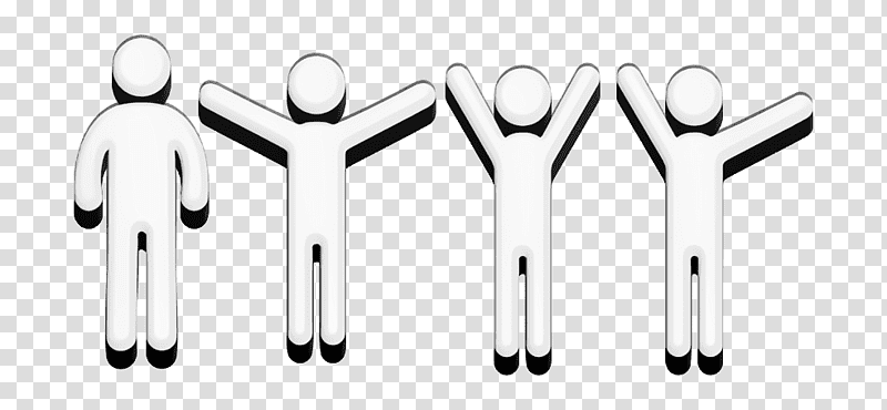 Traffic icon Traffic hand signals icon people icon, Humanitarian Icon, Logo, Line Art, Black And White
, Symbol, Meter transparent background PNG clipart
