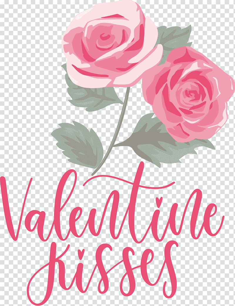 Valentine Kisses Valentine Valentines, Floral Design, Garden Roses, Rose Family, Cut Flowers, Cabbage Rose, Greeting Card transparent background PNG clipart
