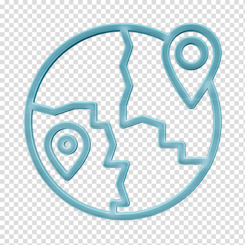 Global icon Navigation and Maps icon Tour icon, Turquoise, Aqua, Symbol, Circle, Logo transparent background PNG clipart