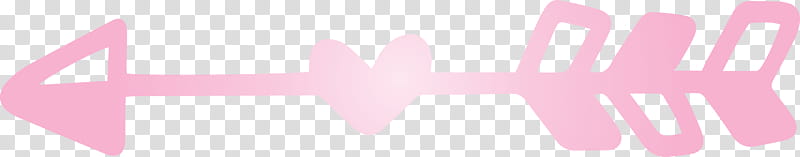 simple arrow heart arrow, Pink, Line transparent background PNG clipart