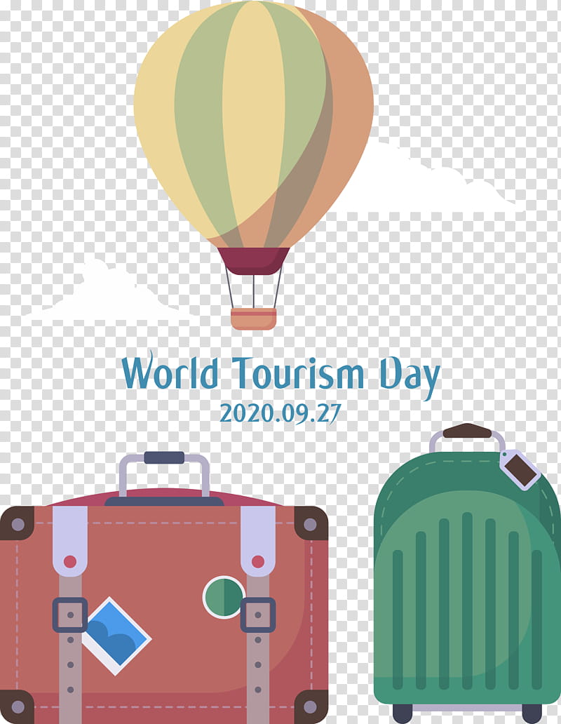 World Tourism Day Travel, Hot Air Balloon, Air Travel, China Dinosaurs Park, Tourist Attraction, Hotel, Accommodation, Travel Agent transparent background PNG clipart
