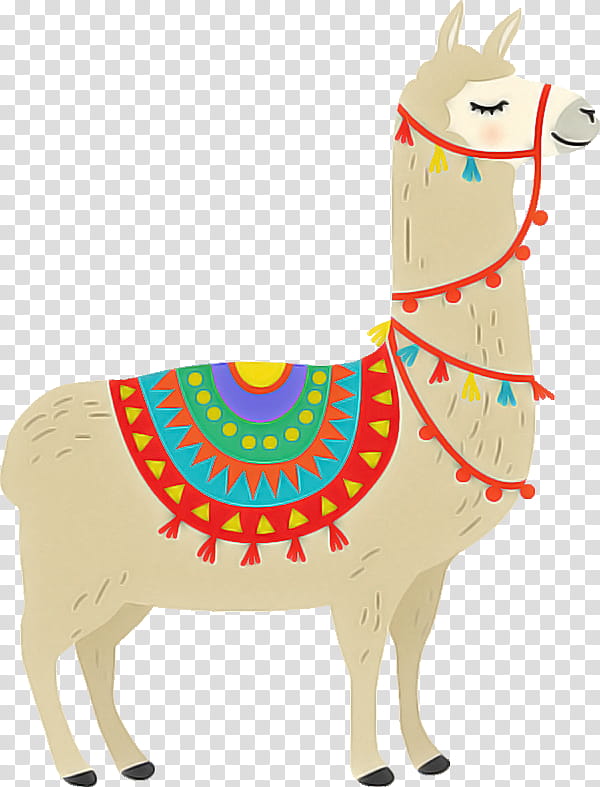 Llama, Alpaca, Canvas, Drawing, Poster, Painting, Color, Watercolor Painting transparent background PNG clipart