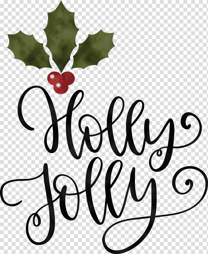 Holly Jolly Christmas, Christmas , Cricut, Calligraphy, Christmas Day, Christmas Ornament, Christmas Ornament M transparent background PNG clipart