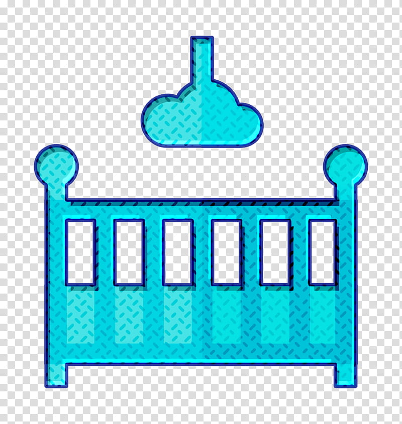 Fence icon Home Decoration icon Furniture and household icon, Turquoise transparent background PNG clipart