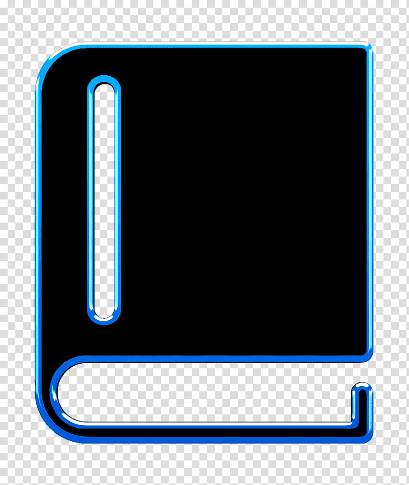 Book icon education icon Basic Application icon, Book Of Black Cover Closed Icon, Mobile Phone Accessories, Line, Meter, Microsoft Azure, Geometry transparent background PNG clipart