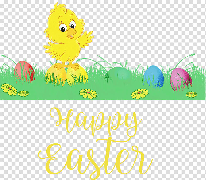 Emoticon, Happy Easter, Chicken And Ducklings, Watercolor, Paint, Wet Ink, Smiley transparent background PNG clipart