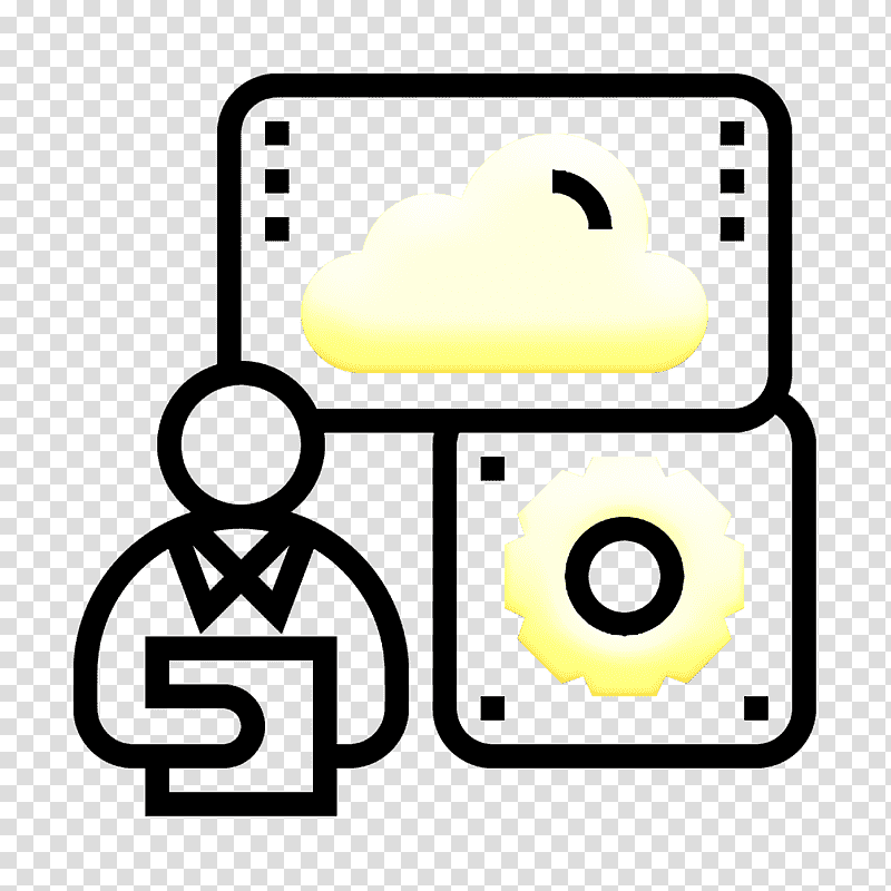 Setting icon Application icon Cloud Service icon, Computer Application, Cloud Computing, Enterprise Resource Planning, Software, Data, Web Application transparent background PNG clipart