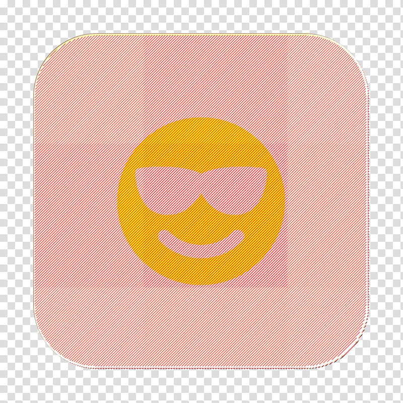 Cool icon Emoji icon Smiley and people icon, Yellow, Meter, Glasses transparent background PNG clipart