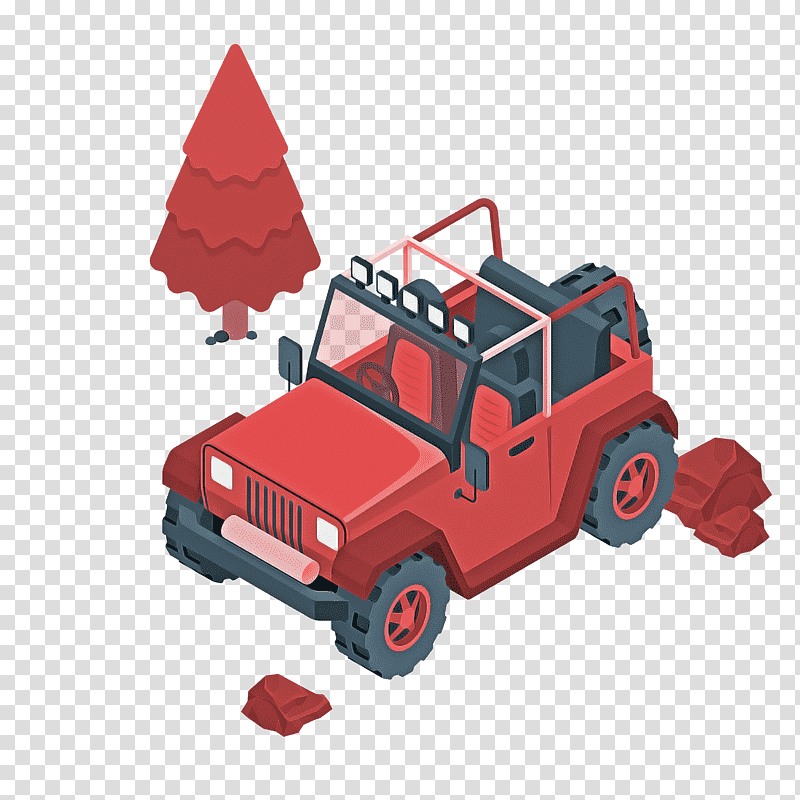 Car, Offroad Vehicle, Model Car, Play Vehicle, Red, Offroading, Automobile Engineering transparent background PNG clipart