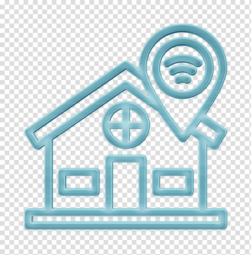 Smart Home icon Location icon Home address icon, Logo, Symbol, Line, Meter, Geometry, Mathematics transparent background PNG clipart