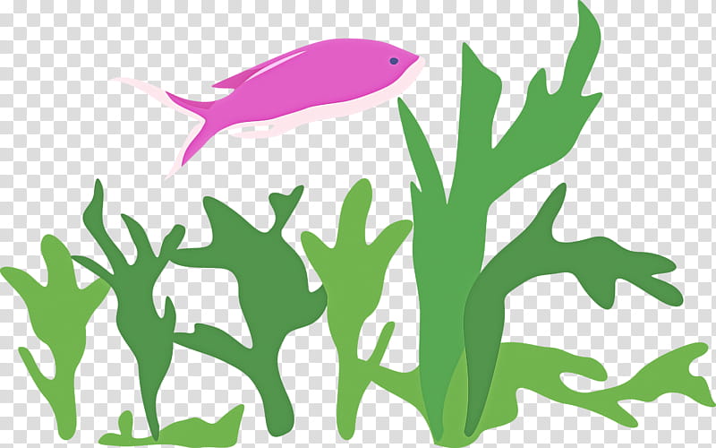 sea fish, Green, Grass, Aquarium Decor, Plant, Fish Supply transparent background PNG clipart