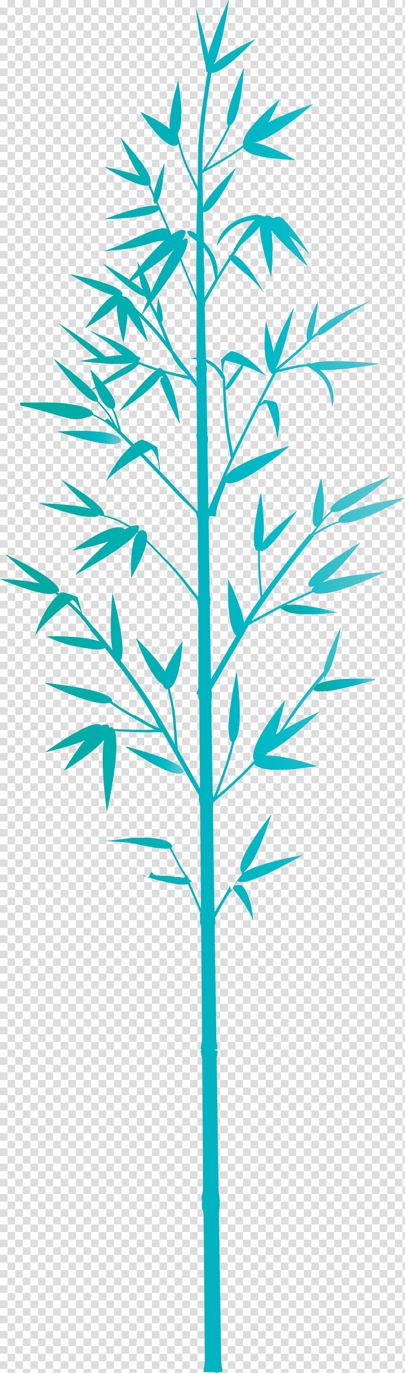 bamboo leaf, Plant, Tree, Plant Stem, Grass Family, Line, Branch, American Larch transparent background PNG clipart