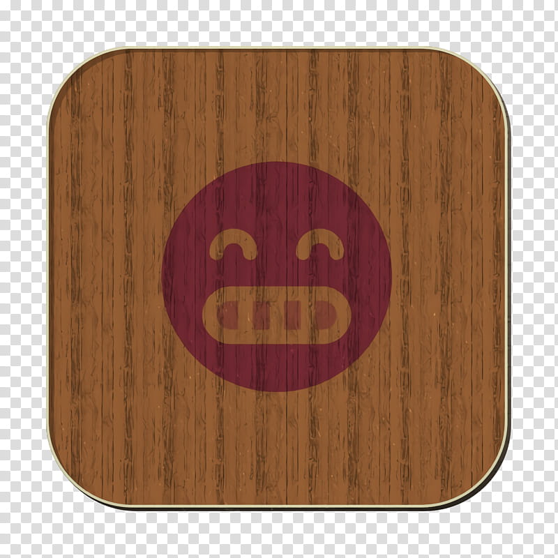 Emoji icon Grinning icon Smiley and people icon, Wood, Wood Stain, Varnish, Window Sill, Hardwood, Frame, Table transparent background PNG clipart