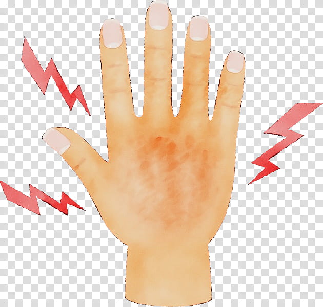 finger hand glove skin gesture, Watercolor, Paint, Wet Ink, Nail, Personal Protective Equipment, Beige, Thumb transparent background PNG clipart