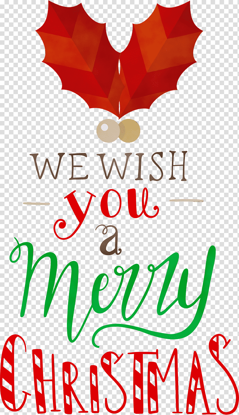 Christmas Day, Merry Christmas, We Wish You A Merry Christmas, Watercolor, Paint, Wet Ink, Wreath transparent background PNG clipart