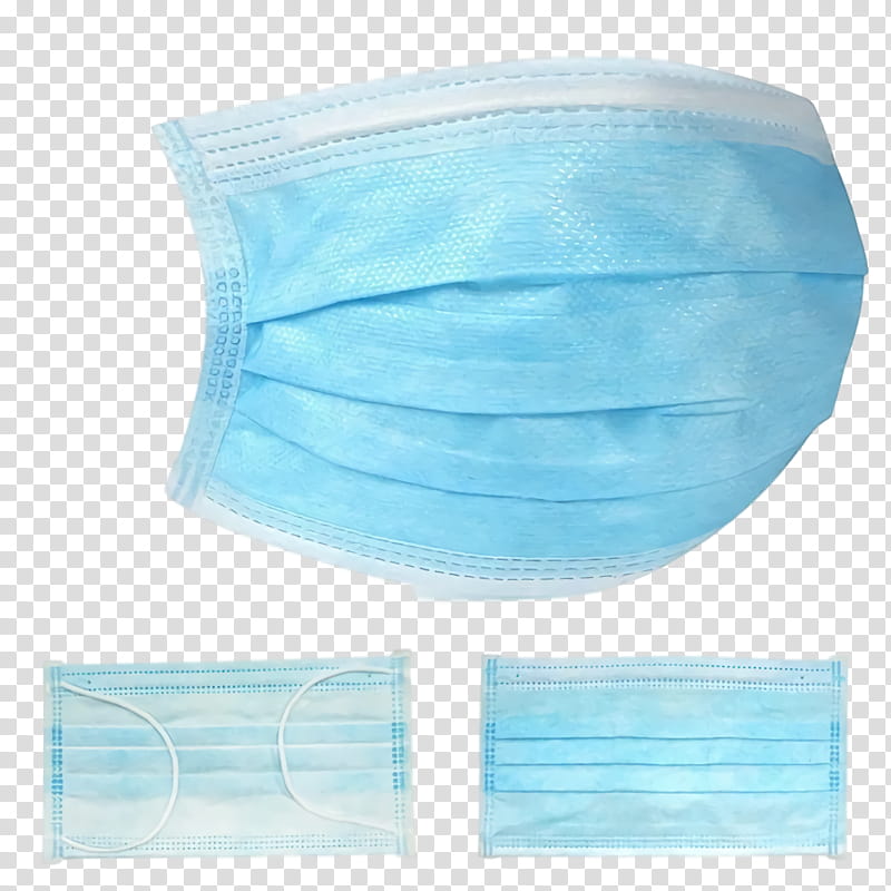Surgical Mask Medical Mask Face Mask Coronavirus Turquoise Blue Aqua Incontinence Aid Transparent Background Png Clipart Hiclipart