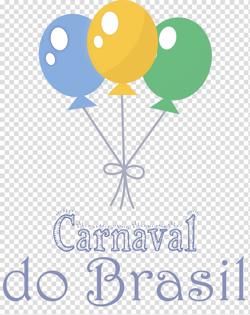 Brazilian Carnival Carnaval do Brasil, Balloon, Text, Line, Yellow, Flower, Happiness transparent background PNG clipart