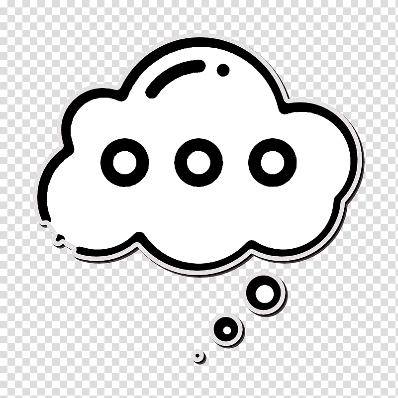 Cloud icon Communication icon Thinking icon, Line Art, Meter, Mathematics, Geometry transparent background PNG clipart