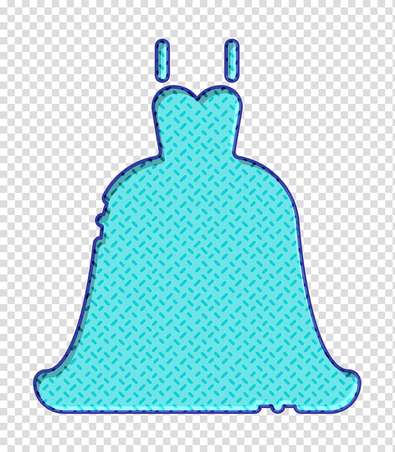 Wedding icon Wedding dress icon Bride icon, Aqua, Turquoise, Line, Thumb transparent background PNG clipart