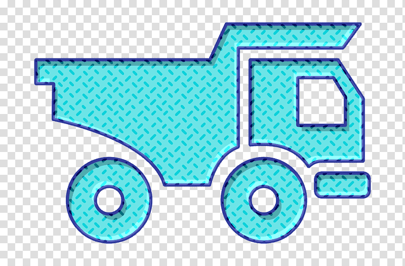 Truck for construction materials transport icon transport icon Truck icon, Building Trade Icon, Green, Line, Meter, Number, Microsoft Azure transparent background PNG clipart