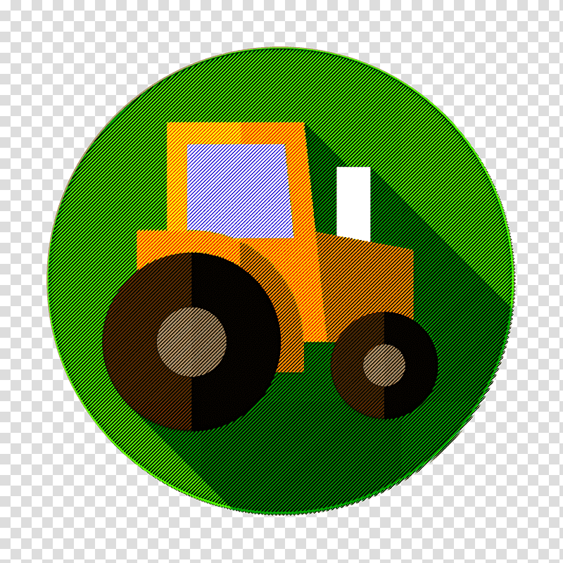 Agriculture icon Tractor icon, Symbol, Chemical Symbol, Circle, Green, Meter, Chemistry transparent background PNG clipart
