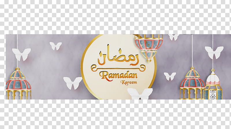 Islamic calligraphy, Ramadan Kareem, Watercolor, Paint, Wet Ink, Greeting Card, Paper, Eid Alfitr transparent background PNG clipart
