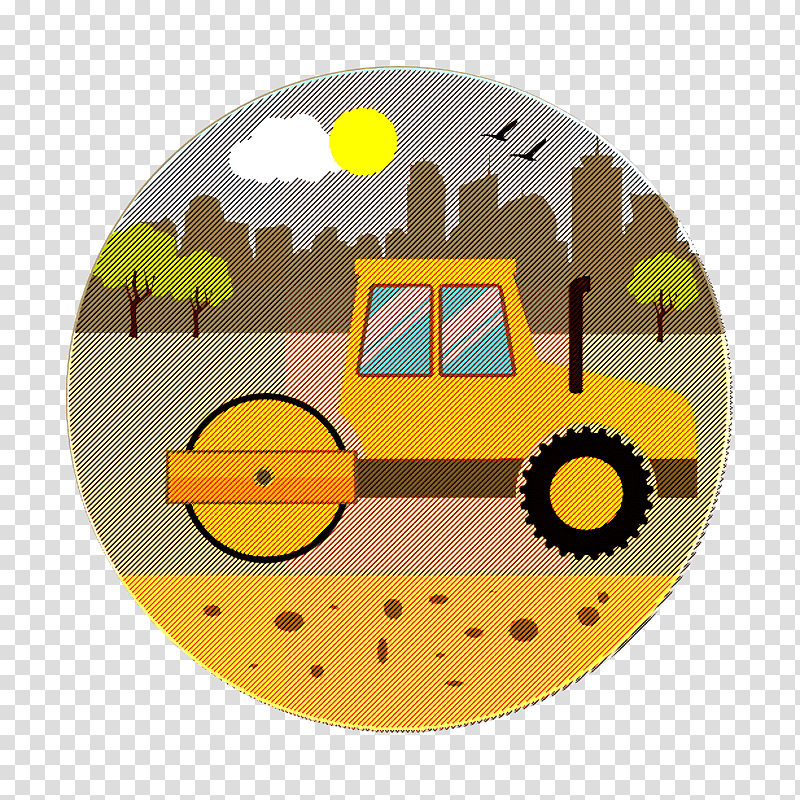 Bulldozer icon Work icon Landscapes icon, Computer, Software, Cartoon, Computer Program, Construction, Paper transparent background PNG clipart