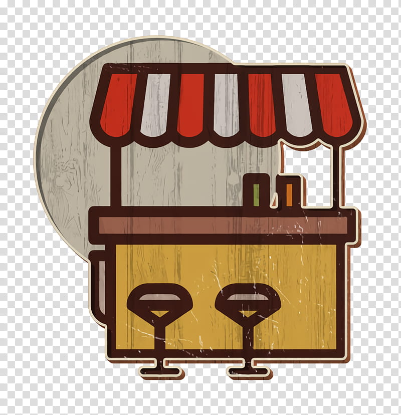 Kiosk icon Street Food icon Food stand icon, Food Cart, Fast Food transparent background PNG clipart