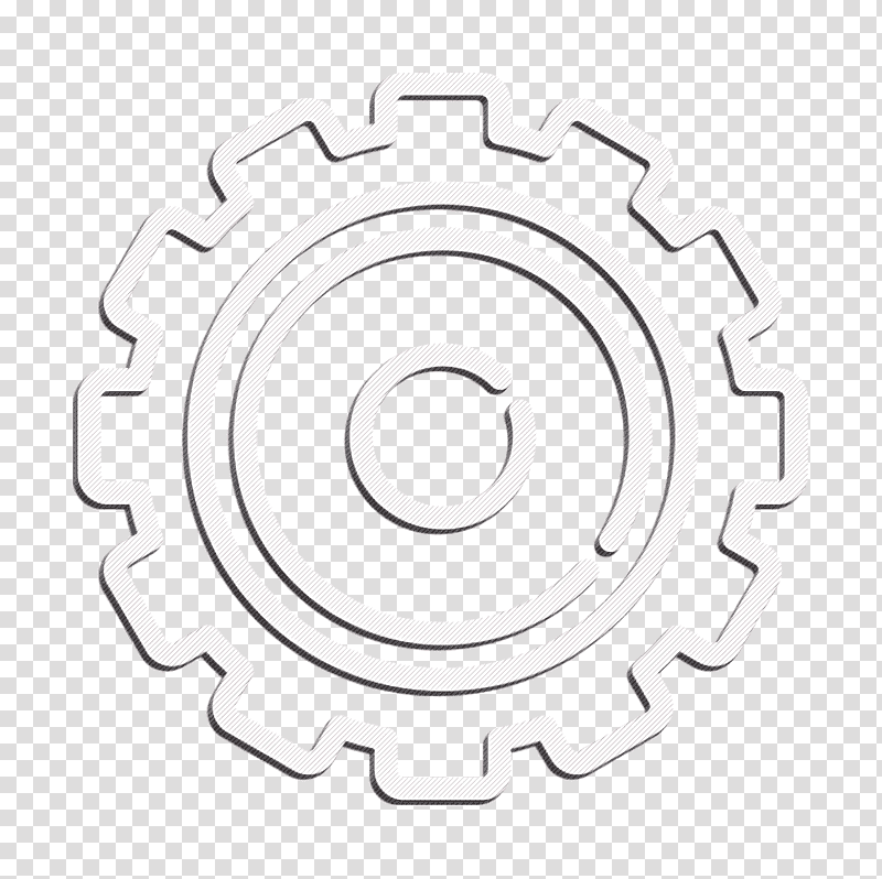 Cogwheel icon Industrial Process icon Gear icon, Logo, Royaltyfree transparent background PNG clipart