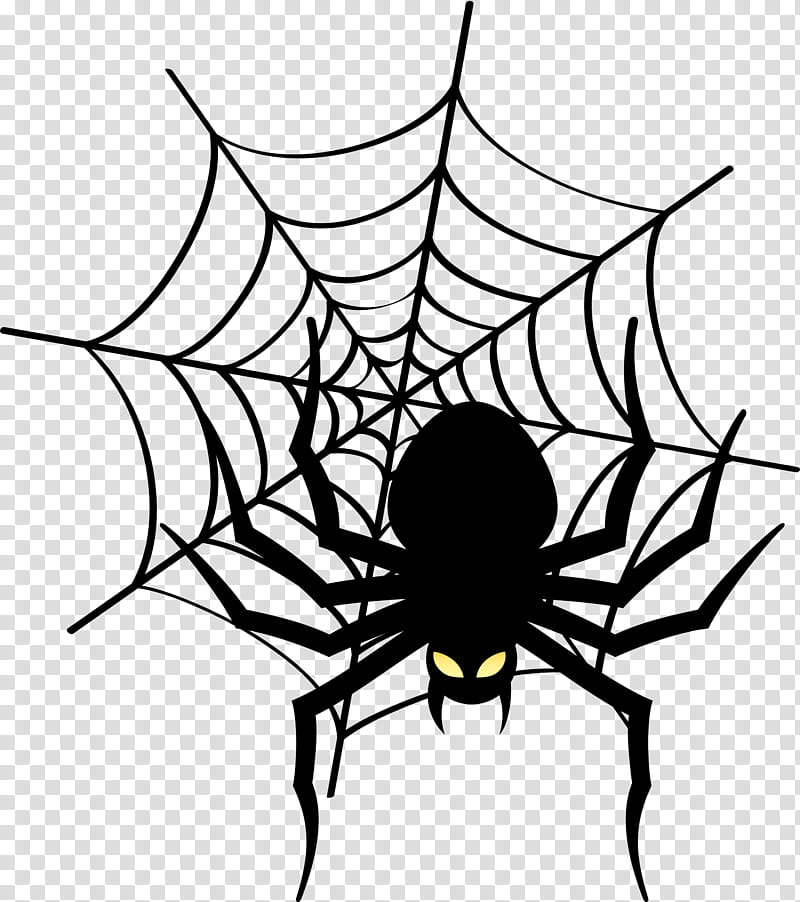 Spider web, Insect, Plant Stem, Line Art, Twig, Leaf, Symmetry, Black White M transparent background PNG clipart