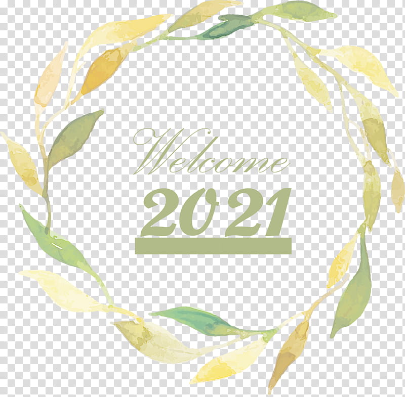 Happy New Year 2021 Welcome 2021 Hello 2021, Leaf, Line Art, Logo, Watercolor Painting, Je2 3xp, Plant Structure, Plants transparent background PNG clipart