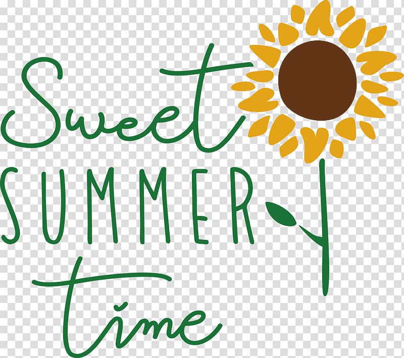 sweet summer time summer, Summer
, Common Sunflower, Watercolor Painting, Logo, Line, Sunflowers transparent background PNG clipart