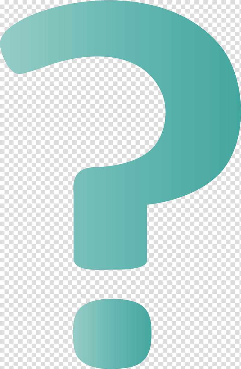 Question Mark, Green, Aqua, Turquoise, Teal, Line, Material Property, Symbol transparent background PNG clipart