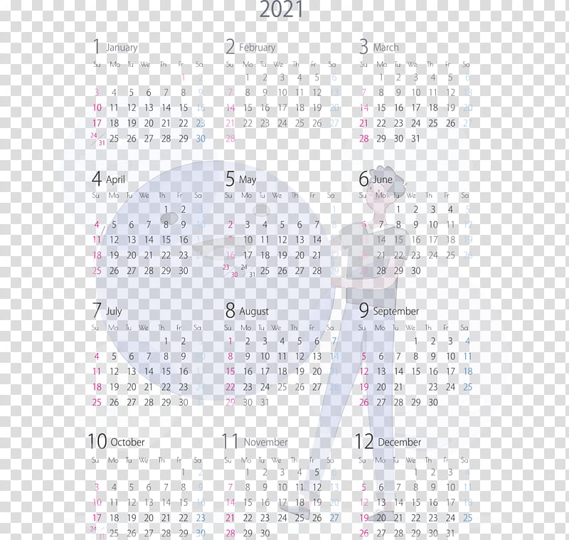 2021 yearly calendar Printable 2021 Yearly Calendar Template 2021 Calendar, Year 2021 Calendar, Calendar System, Month, Week, Royaltyfree, Holiday, December transparent background PNG clipart