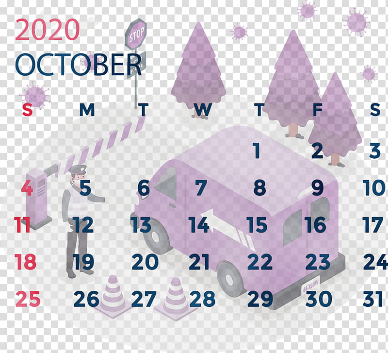 pink m line font point calendar system, October 2020 Calendar, October 2020 Printable Calendar, Watercolor, Paint, Wet Ink, Area, Meter transparent background PNG clipart