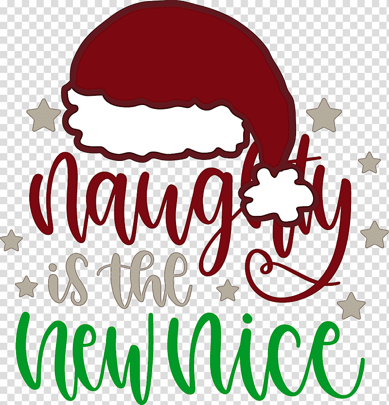 Naughty Is The New Nice Naughty Christmas, Christmas , Christmas Day, Meter, Character, Flower, Happiness transparent background PNG clipart