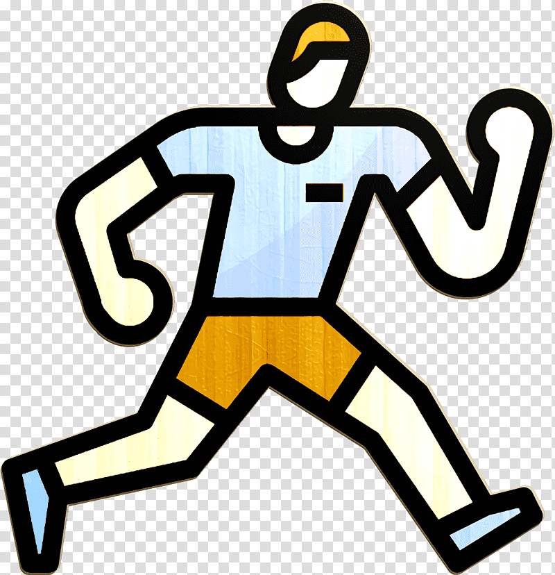 Runner Athlete Icon Logo Design Graphic by dimensi design