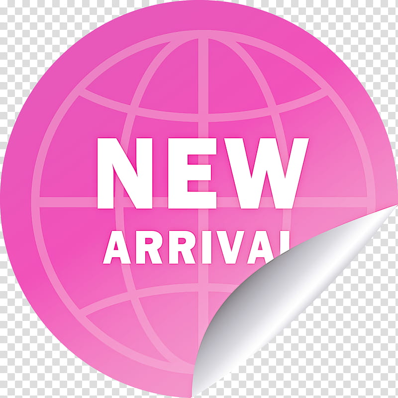 New Arrival Tag New Arrival Label, Logo, Text, Meter, Pink, Promotion, Line transparent background PNG clipart