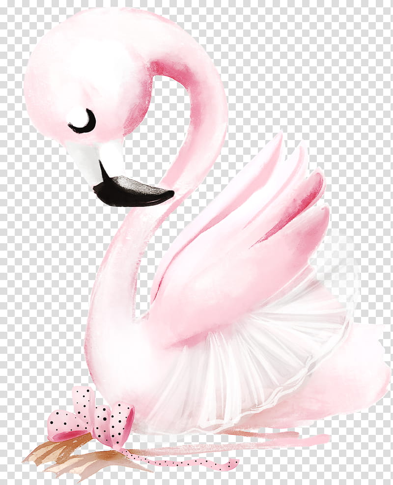 Feather, Ducks, Pink M, Swans, Figurine, Beak, Goose, Flamingo transparent background PNG clipart