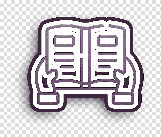 Reading book icon Book icon Hobbies And Freetime icon, Logo, Skill, Symbol, Knowledge, Service, Meter transparent background PNG clipart