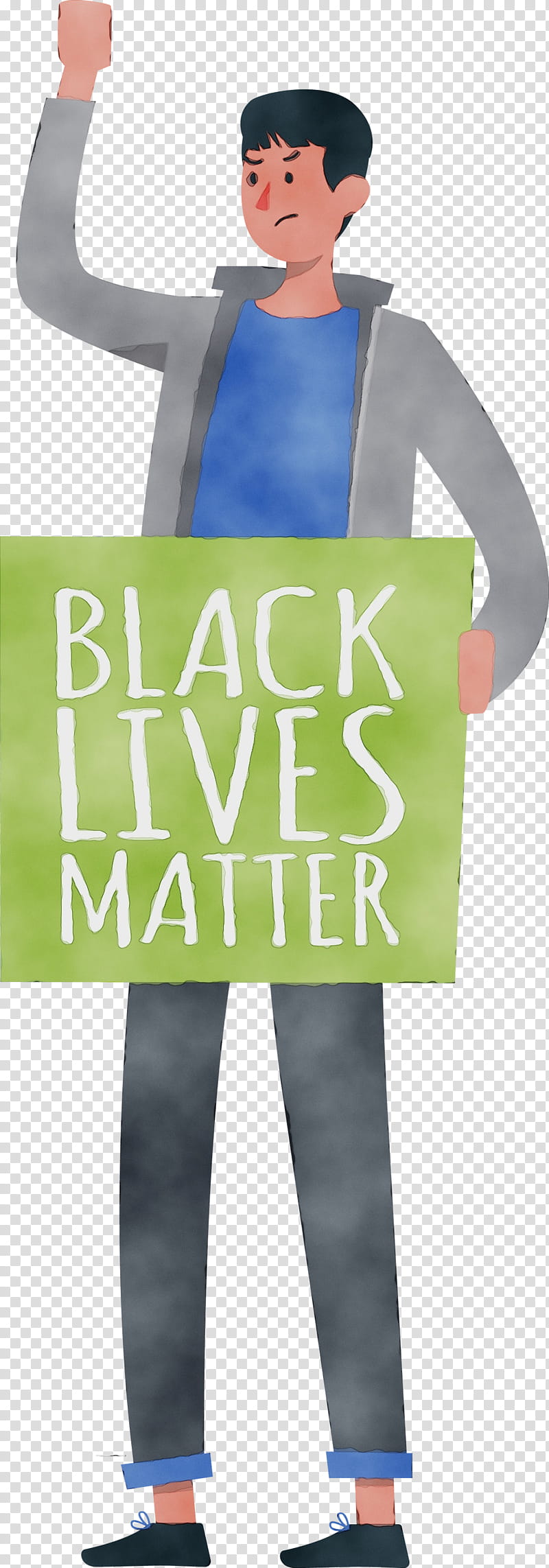 t-shirt outerwear font meter behavior, Black Lives Matter, Stop Racism, Watercolor, Paint, Wet Ink, Tshirt, Human transparent background PNG clipart