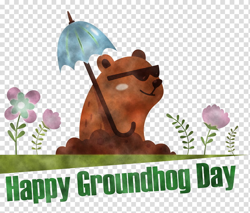 Groundhog Groundhog Day Happy Groundhog Day, Hello Spring, Animation, Plant, Animal Figure transparent background PNG clipart
