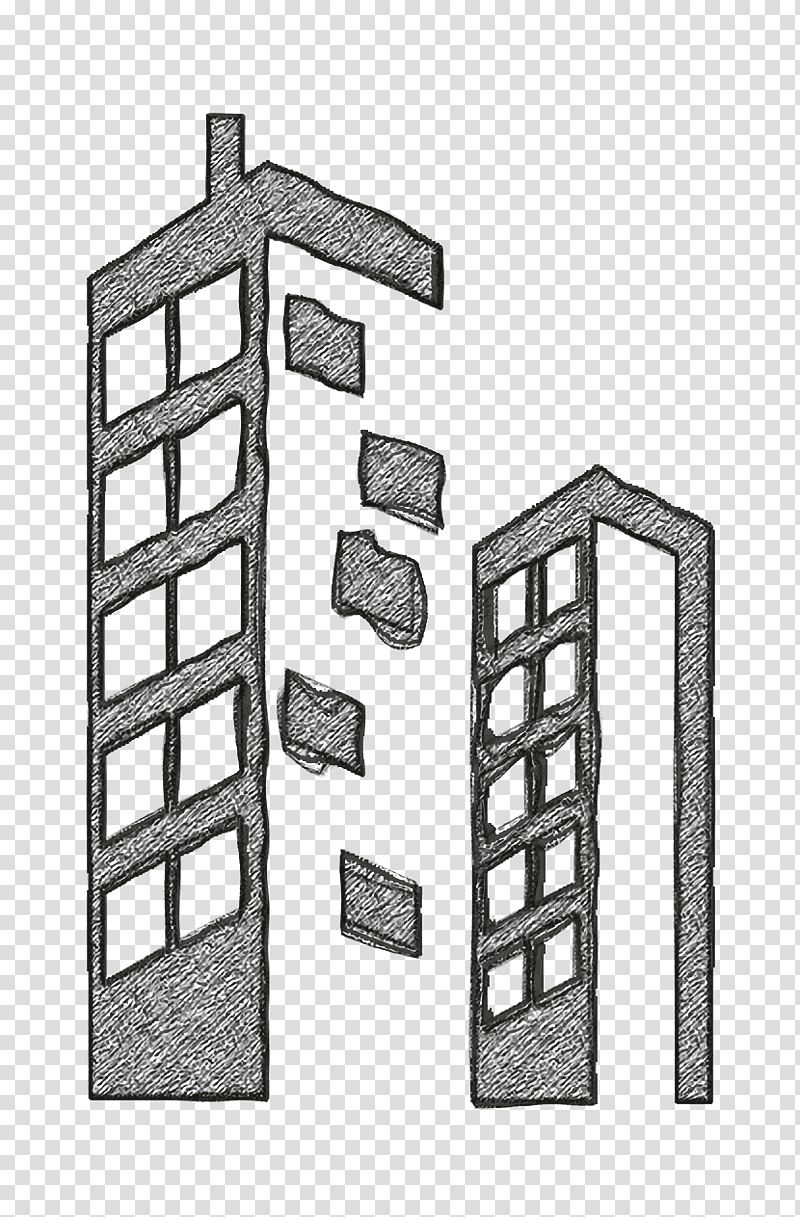 Town icon Buildings icon, Black And White
, Line, Meter, Structurem, Mathematics, Geometry transparent background PNG clipart